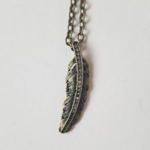 J crew feather necklace NEW